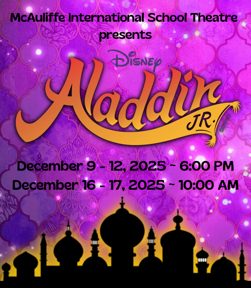 McAuliffe Drama Presents Aladdin Jr.