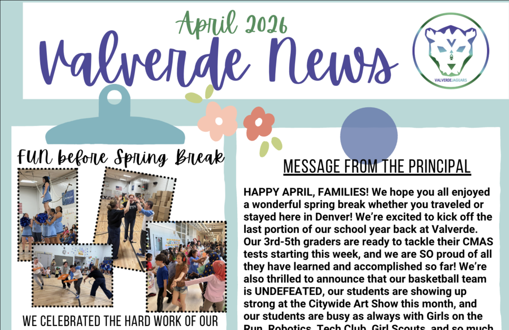 April Newsletter