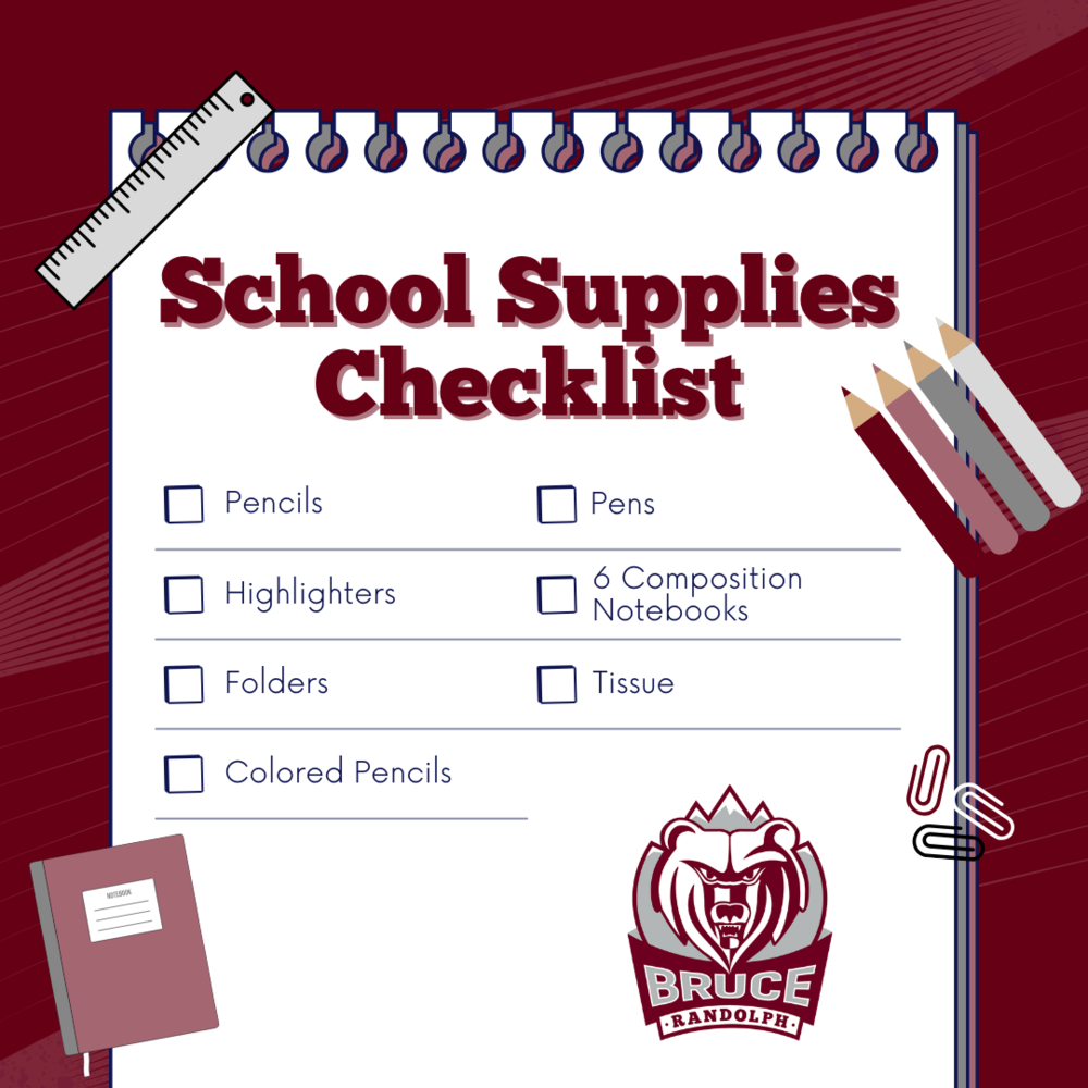 School Supplies 2025-26