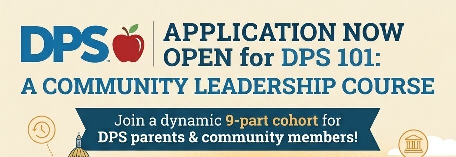 DPS Application Now Community Course flyer