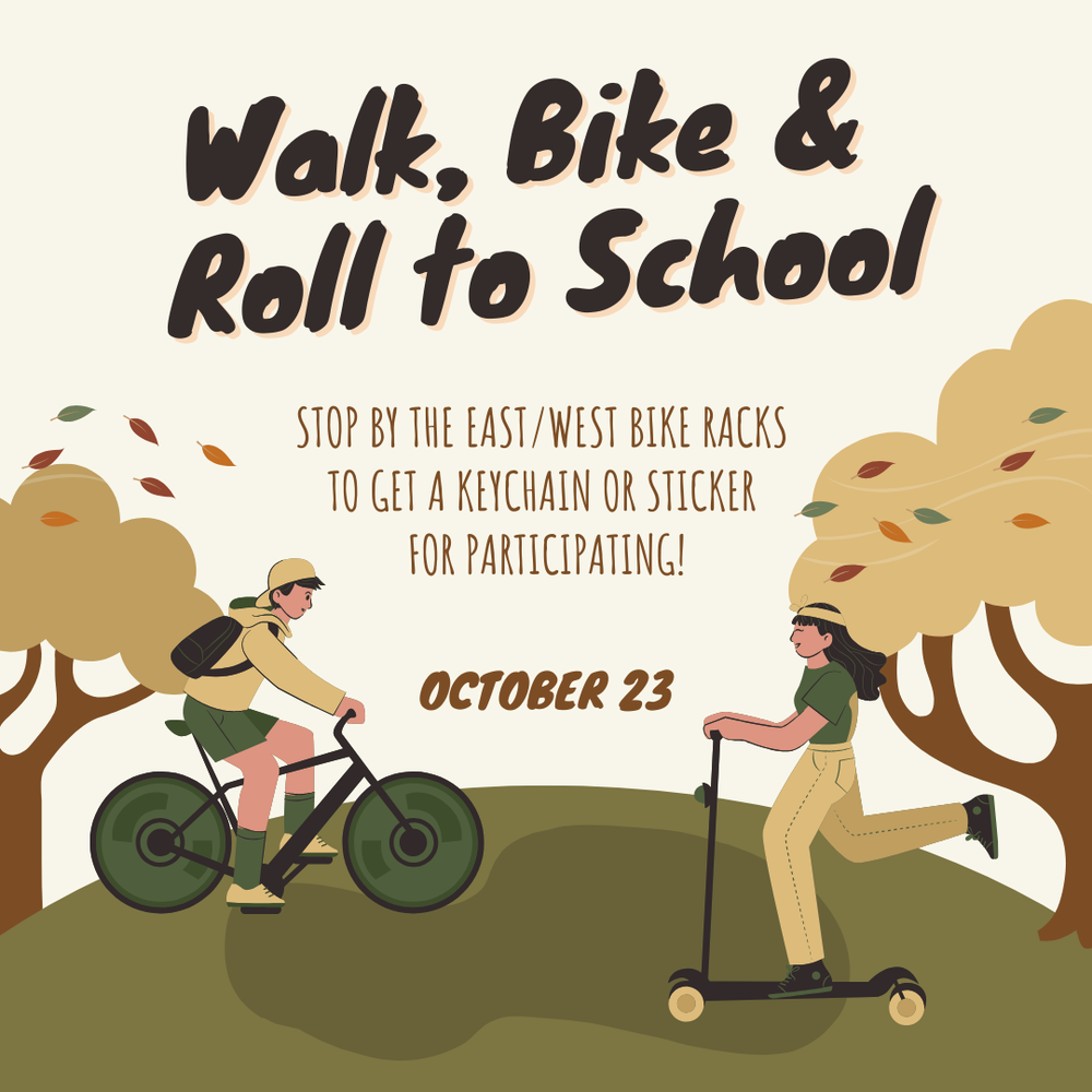 walk bike and roll to school october 23