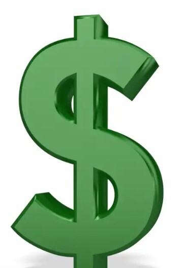 green dollar symbol