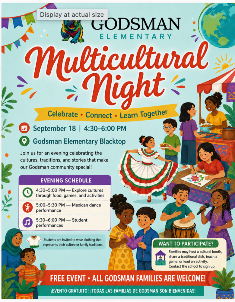 Multicultural Night  Flyer 