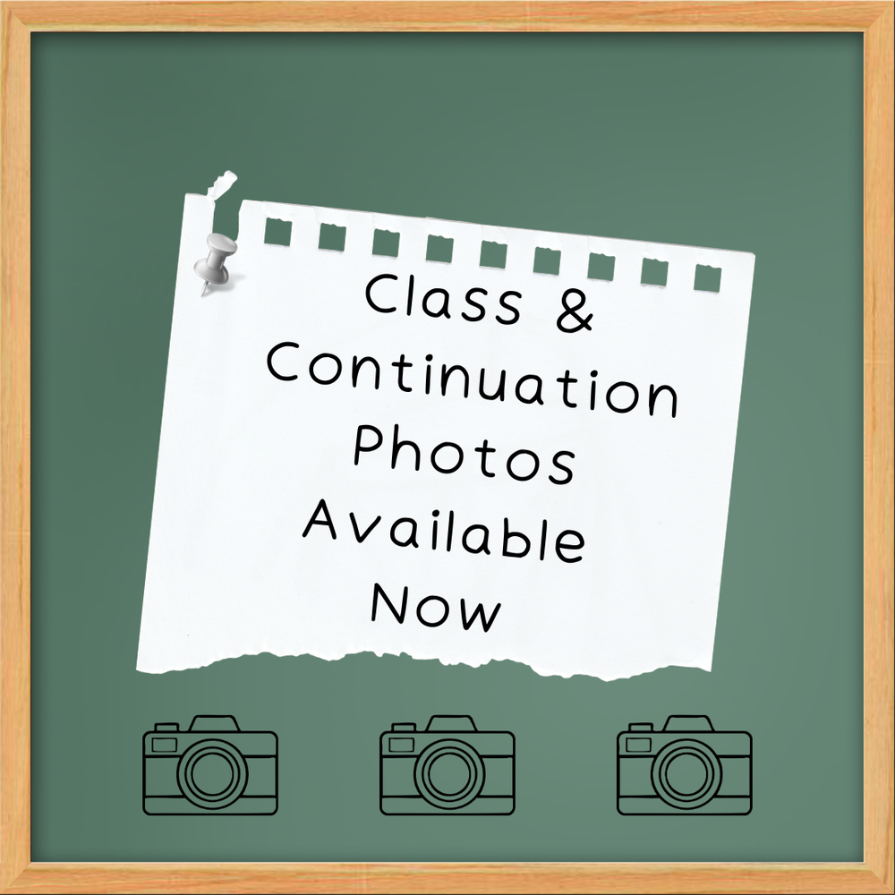class & continuation photos available now