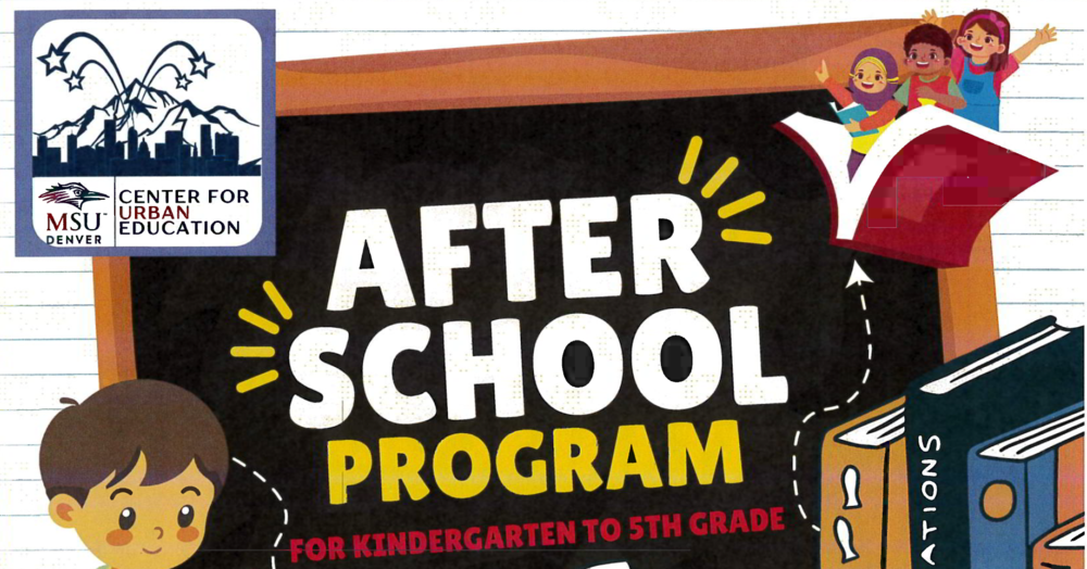 flyer that says after school program