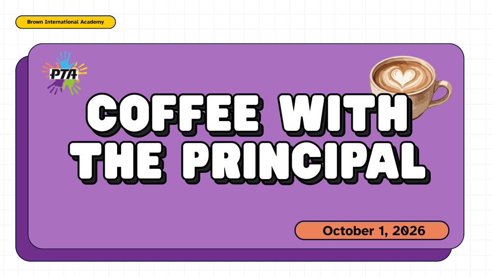 coffee with principal