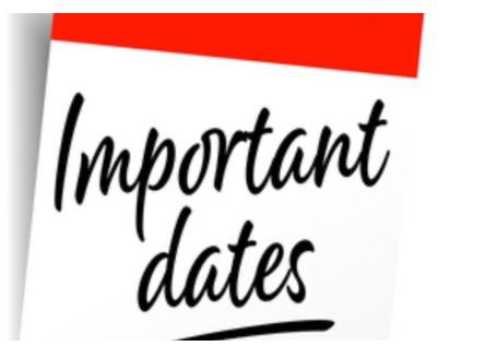 Lake Important Dates