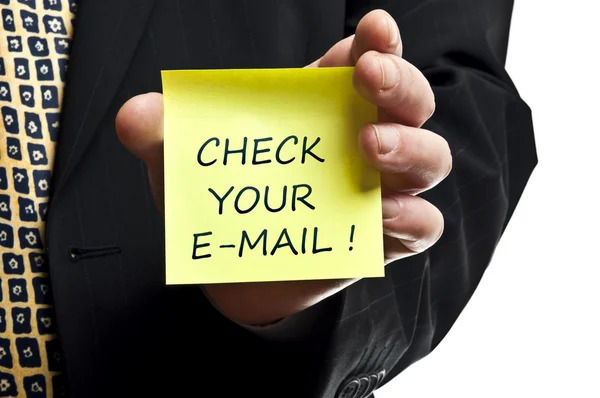 check your email