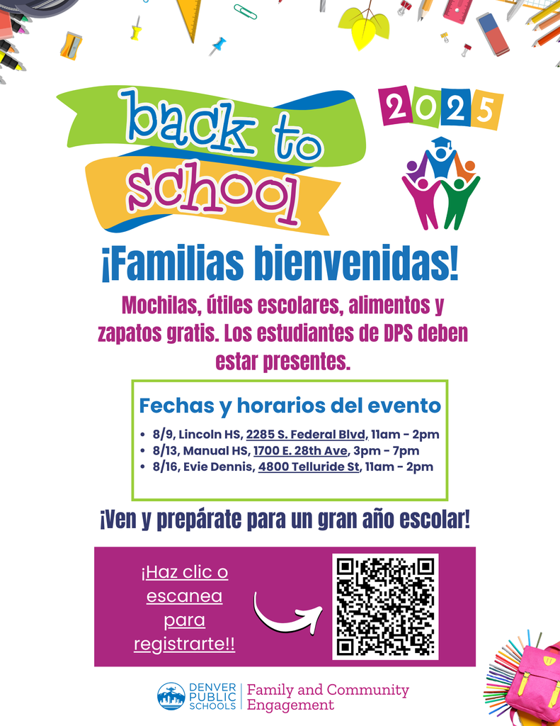 Join us at the Back to School Night sponsored by DPS FACE! 
