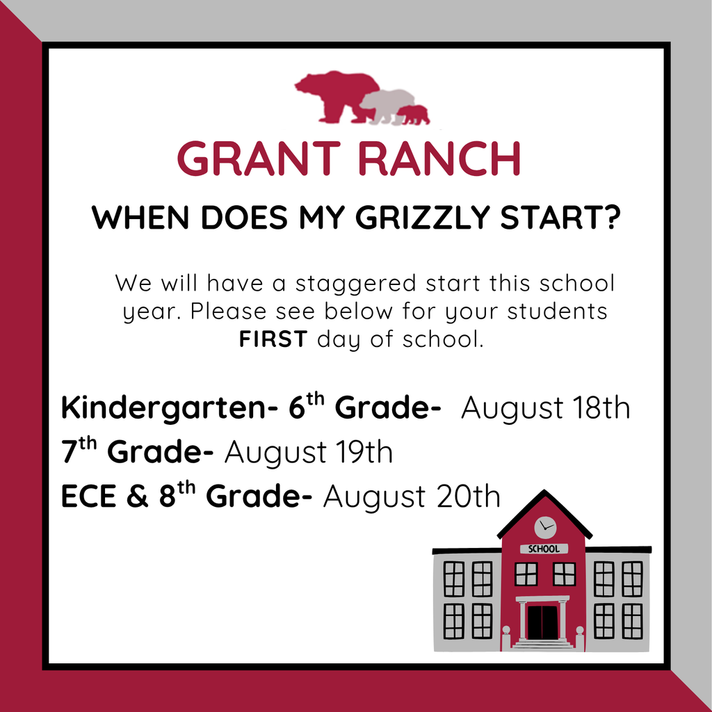 Grizzly Start Times