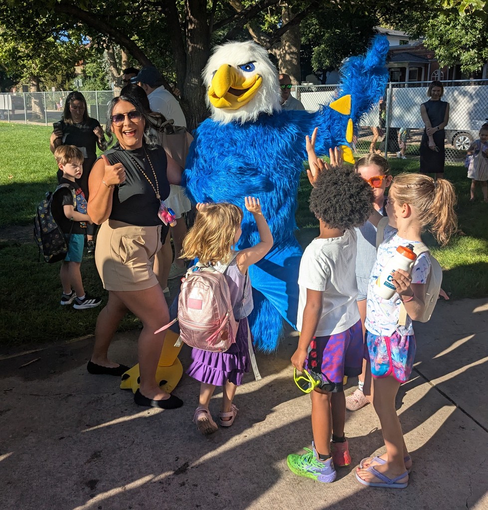 Edison Eagle and AP First day of Kindergarten
