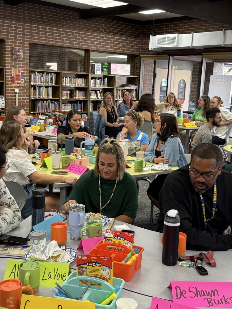 Cheltenham teachers in library