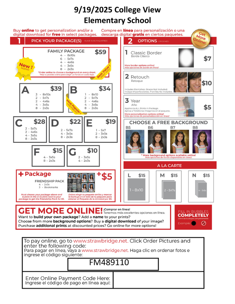 Strawbridge Picture Packet