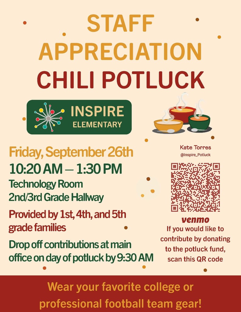 Staff Appreciation Chili Potluck