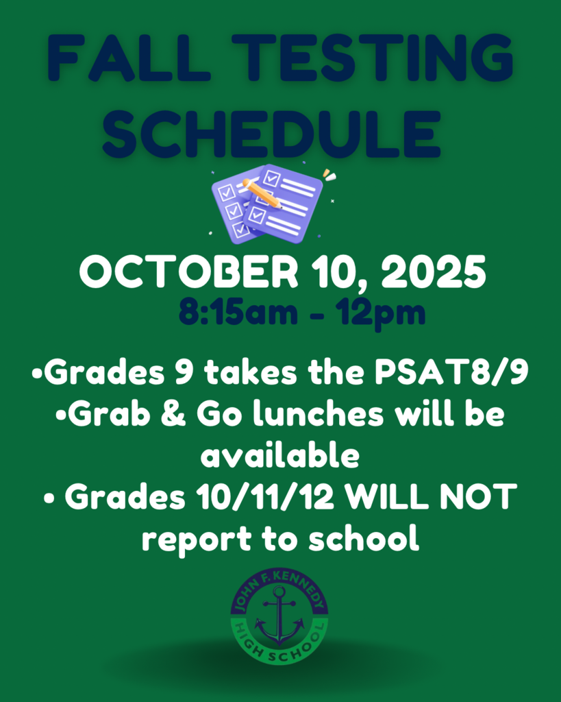 fall testing schedule