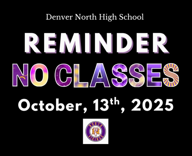 Black background and 3d letters No Classes Flyer