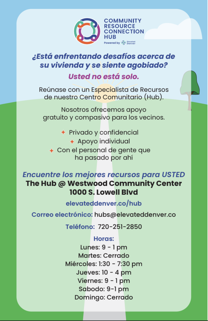 Community Resource Flyer in Spanish 