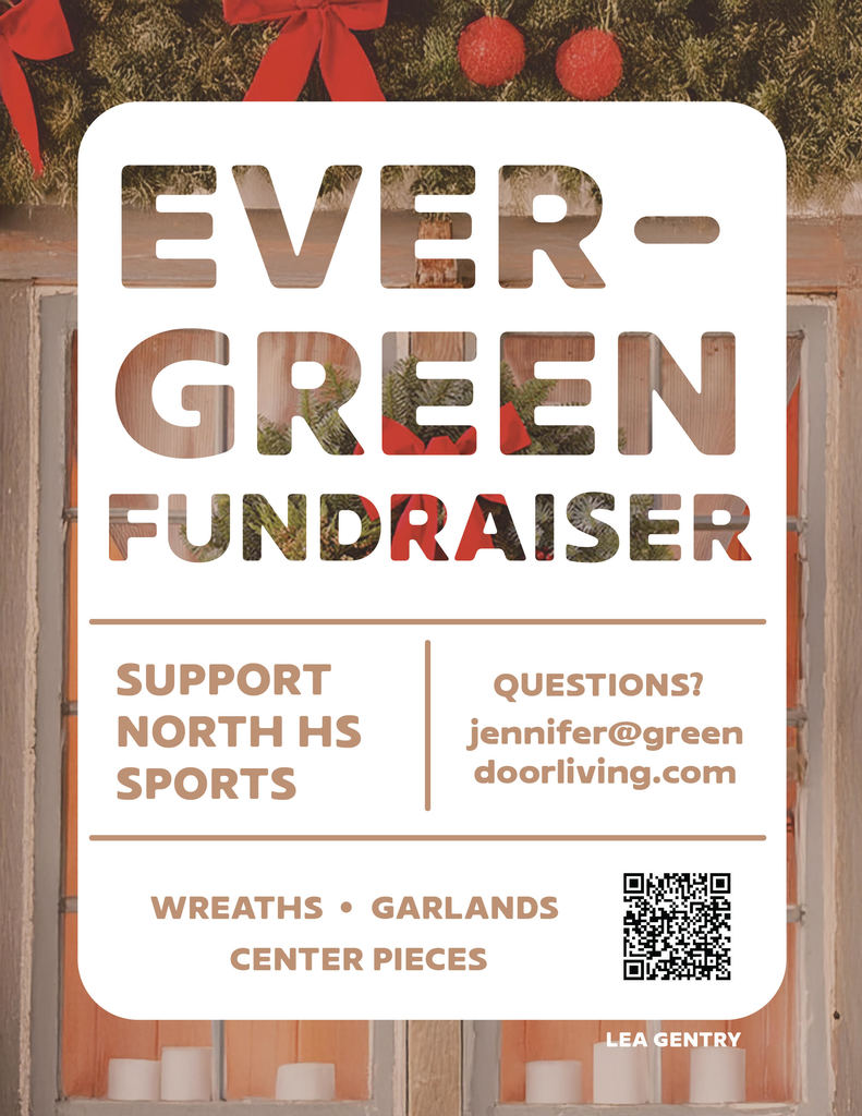 Brown and white greens fundraiser