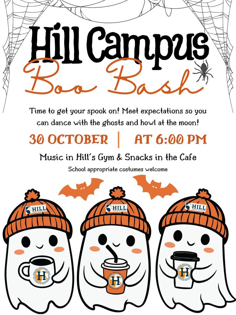 boo bash poster 10/30 at 6pm
