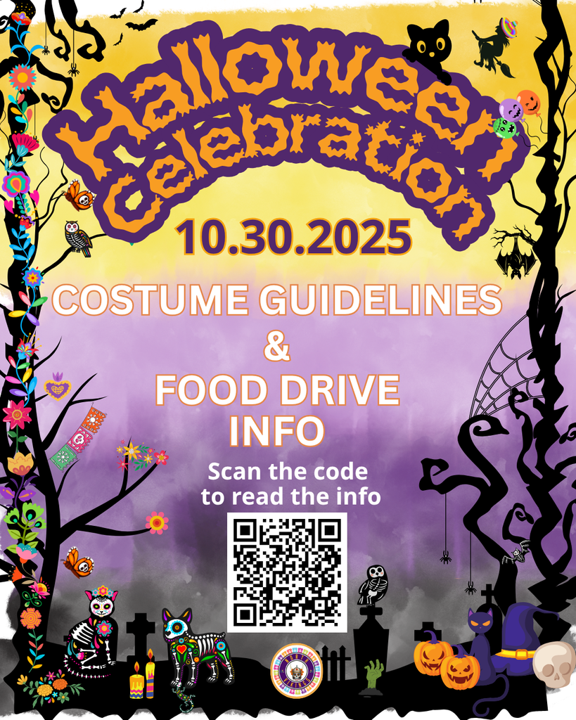 Halloween Celebration Dress Code at North HS Campus, 10.30.2025