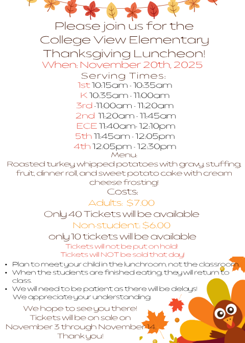 Thanksgiving Flier
