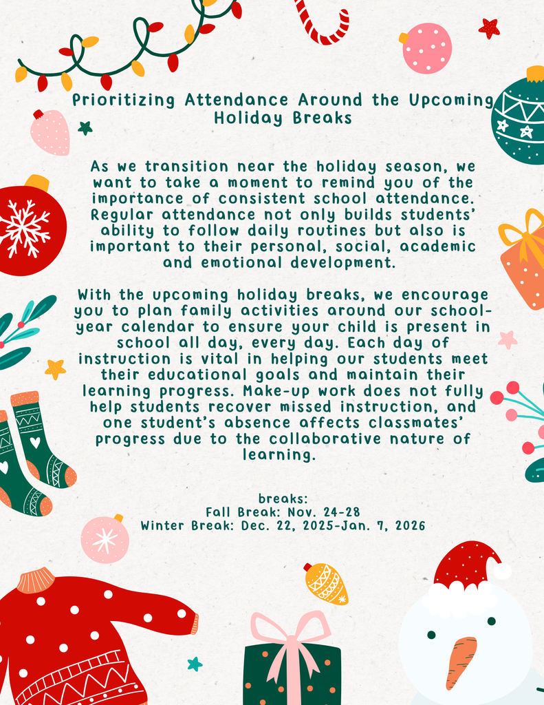 Attendance Flier in English 