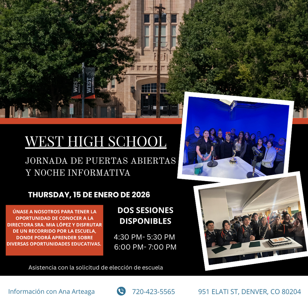 Open House Jan. 15, 2026 (Spanish)  