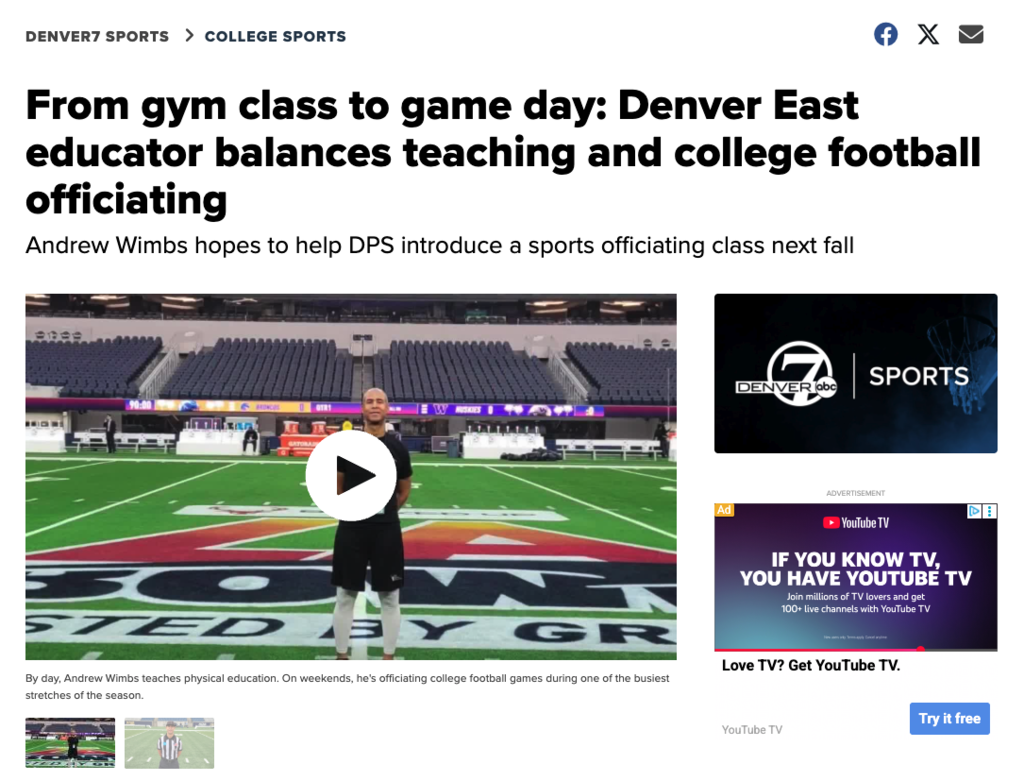 Andrew Wimbs on Denver 7 News