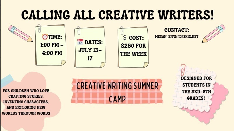 Creative writing Camp
