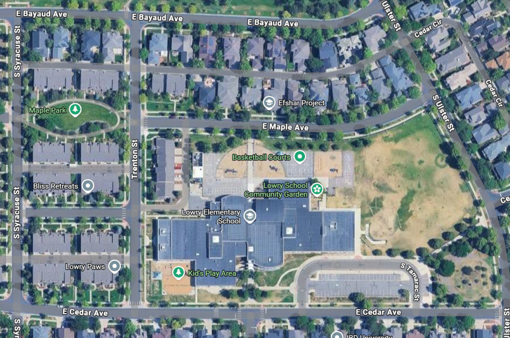 Google Map Image of Lowry Elementary