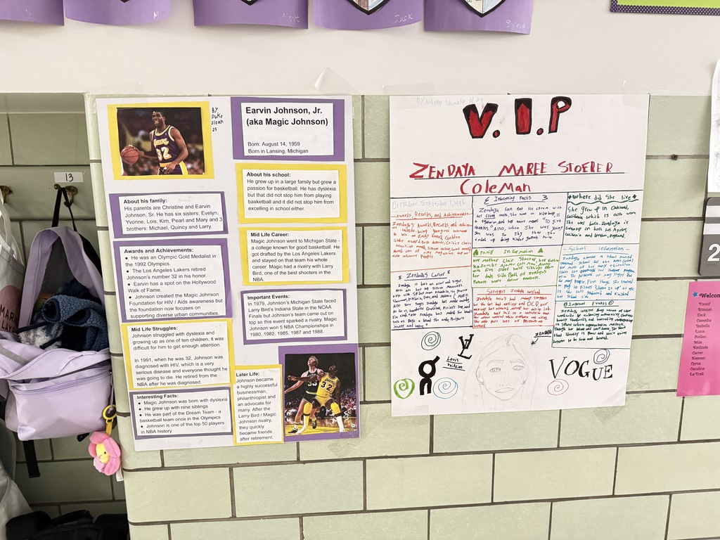 Posters about Magic Johnson and Zendaya