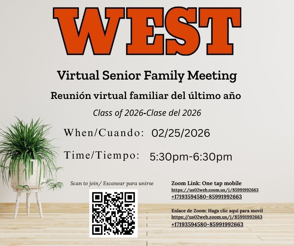 February Virtual Senior Family Meeting 2026