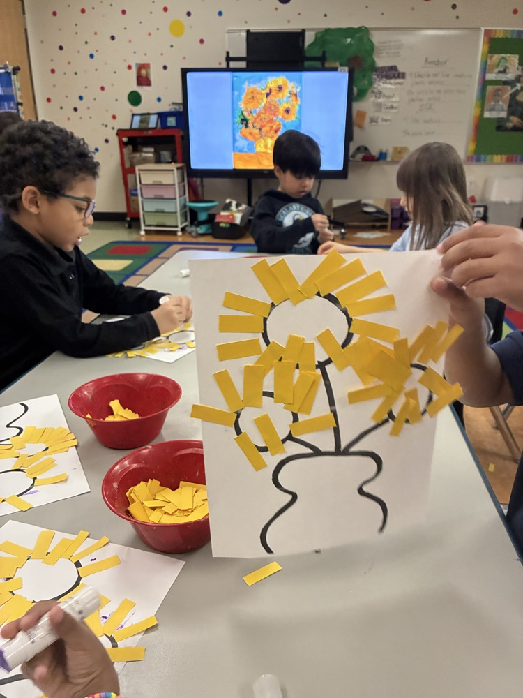 Van Gogh’s sunflowers 