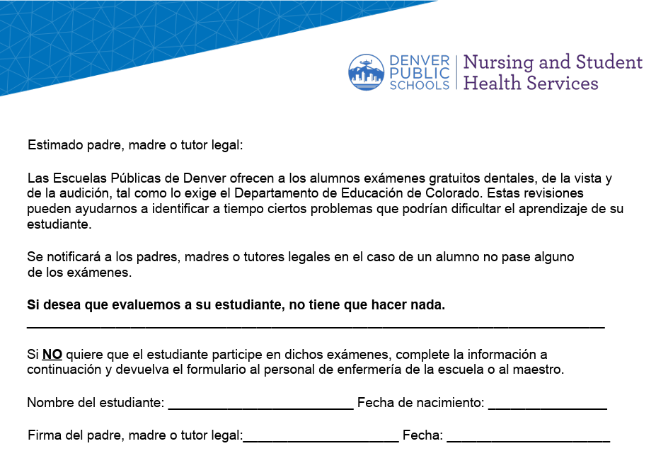 Informacion sobre el opt out. Informacion en el mensaje de texto