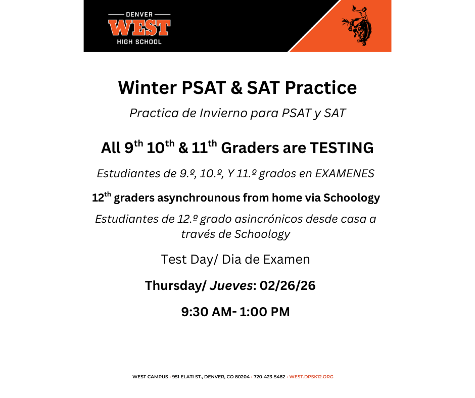 Winter PSAT & SAT 2026
