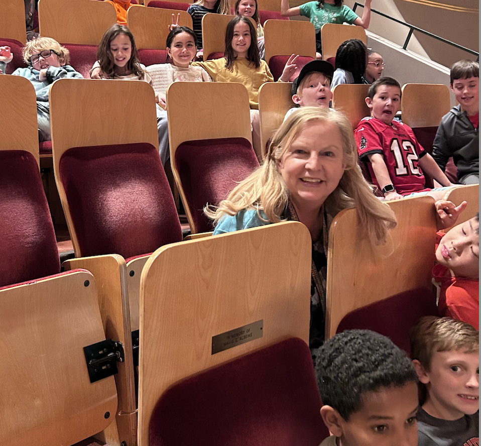 Ms. Rau's class at the symphony