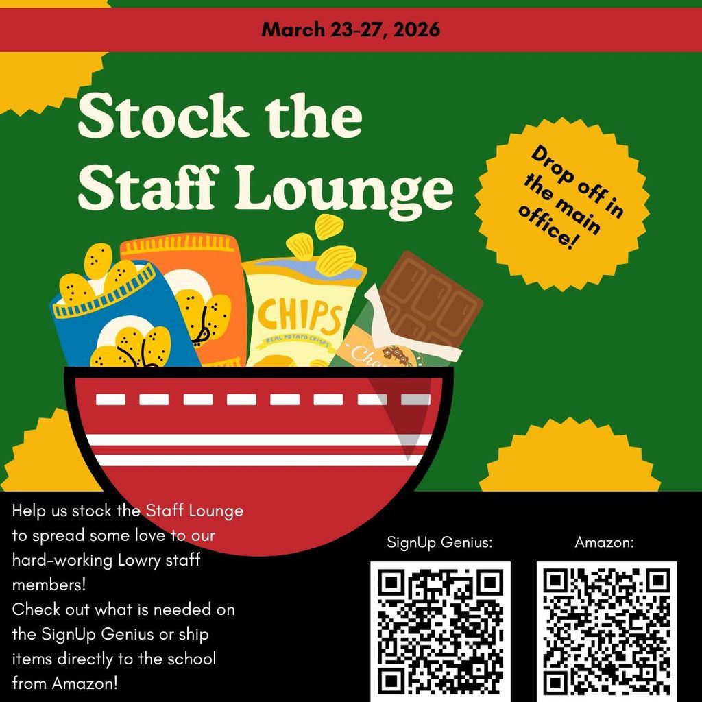 Stock the Staff Lounge