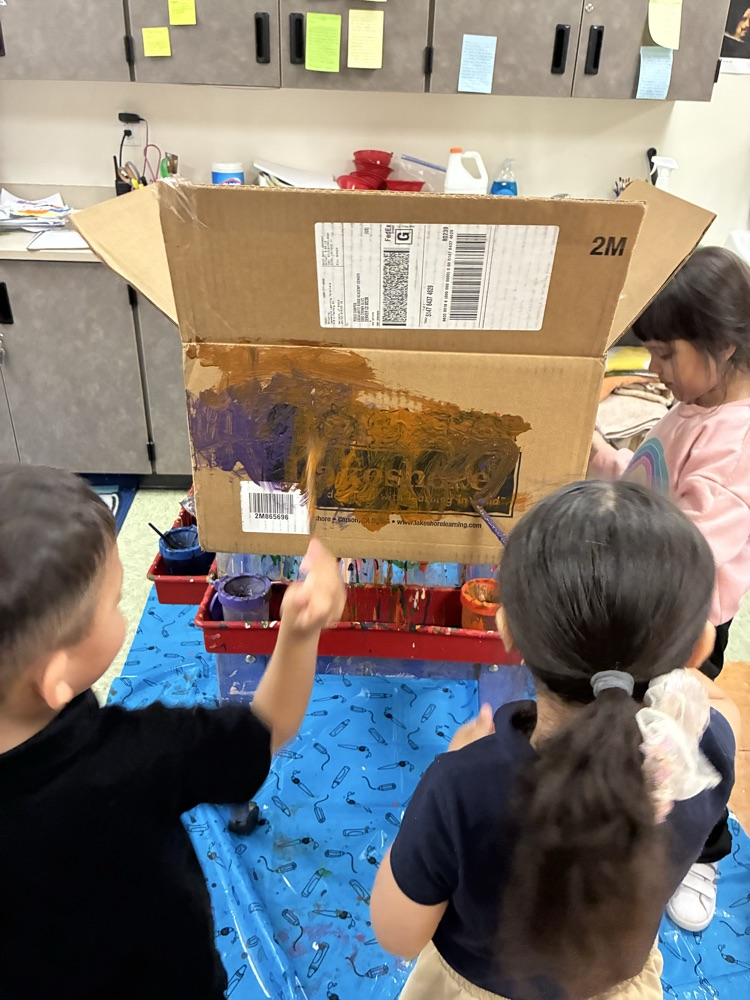 reusing boxes for painting 