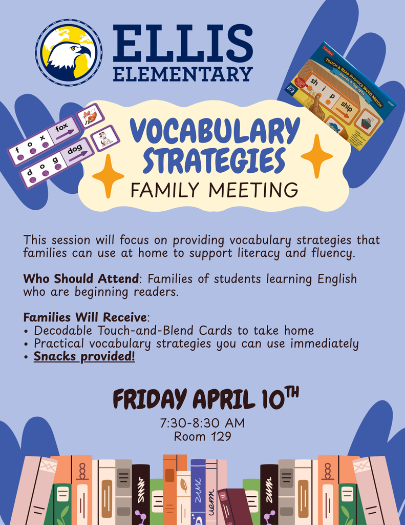 PAC Meeting flyer in English