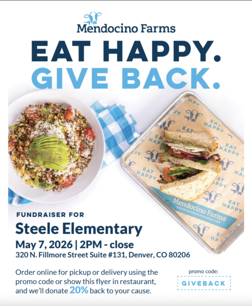 Mendocino Steele Dines out flyer