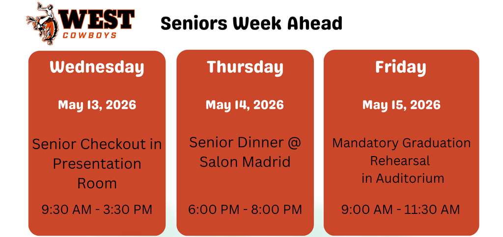 Senior Week Ahead