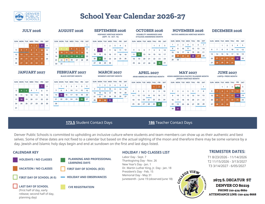 26/27 Calendar