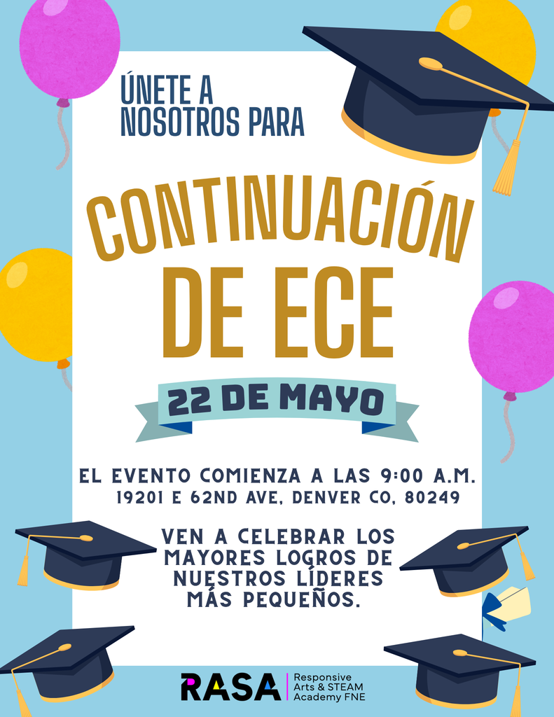 ECE Continuation Ceremony Details - May 22nd