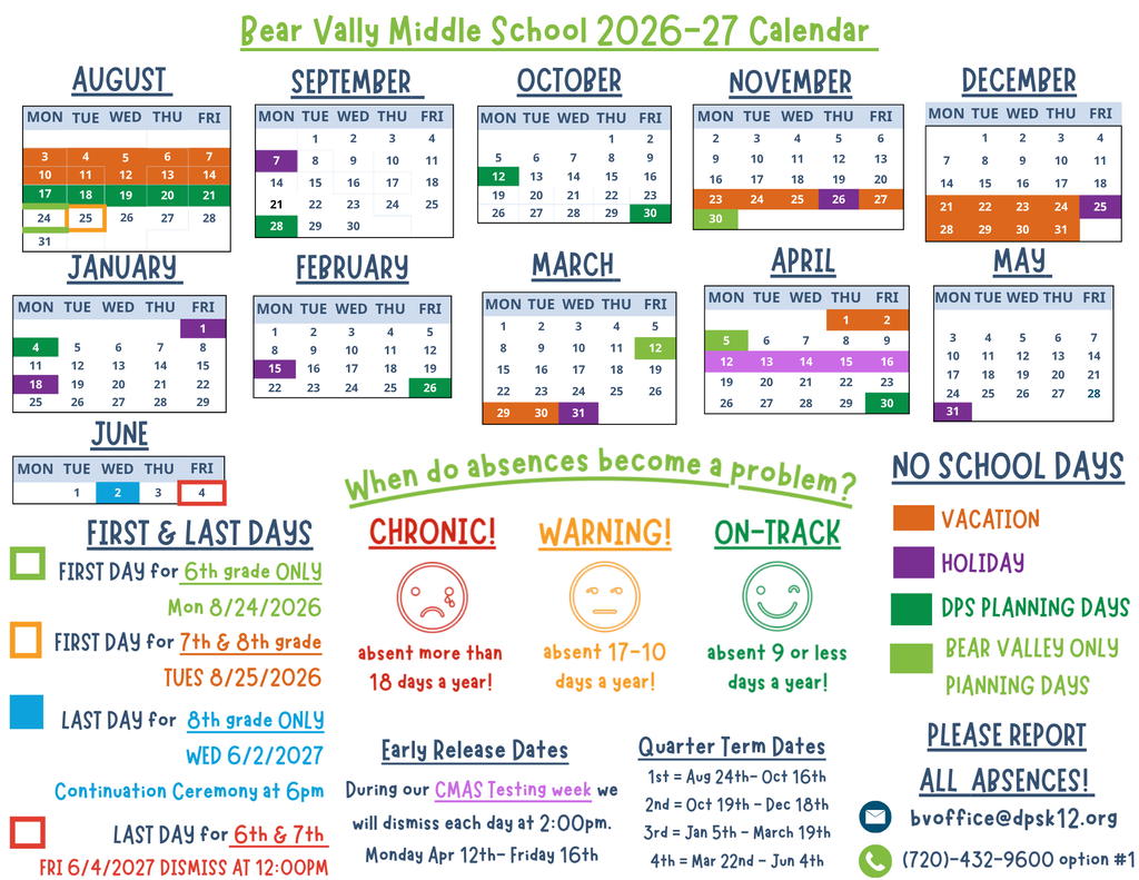 26-27 calendar