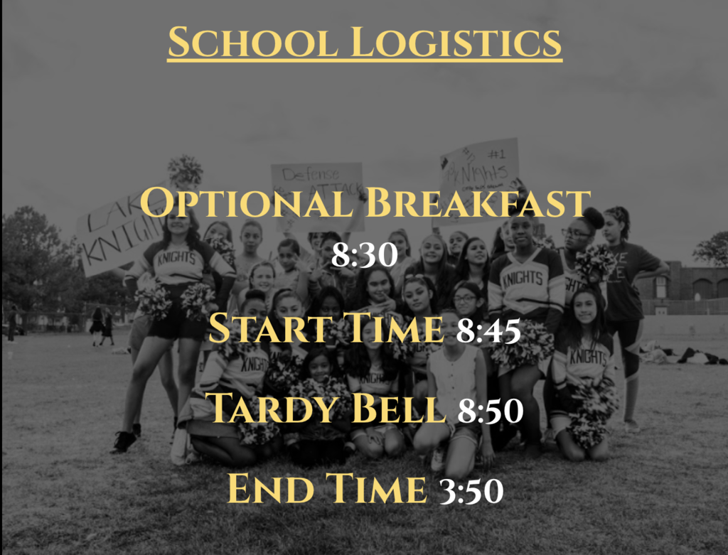 Bell Schedule