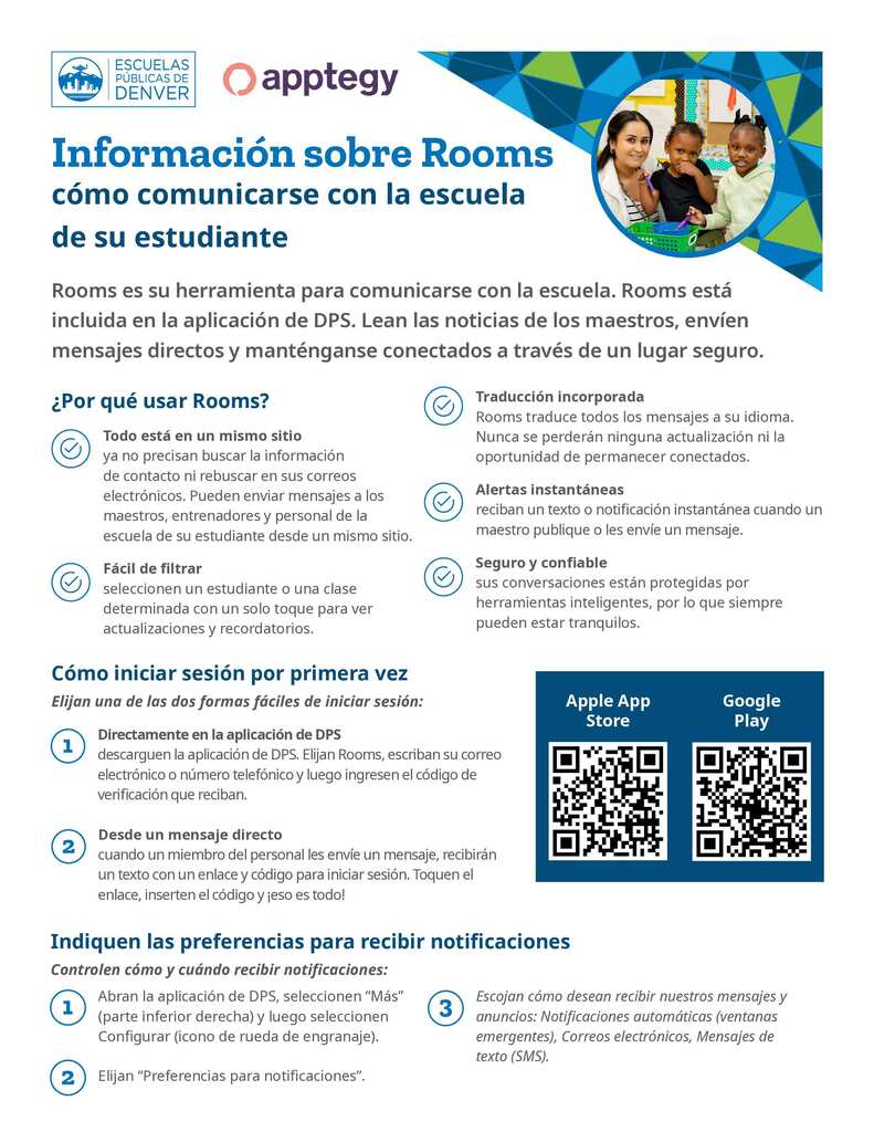 Informacion sobre Rooms
