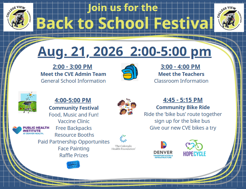 Back to School Festival ENG Flyer 