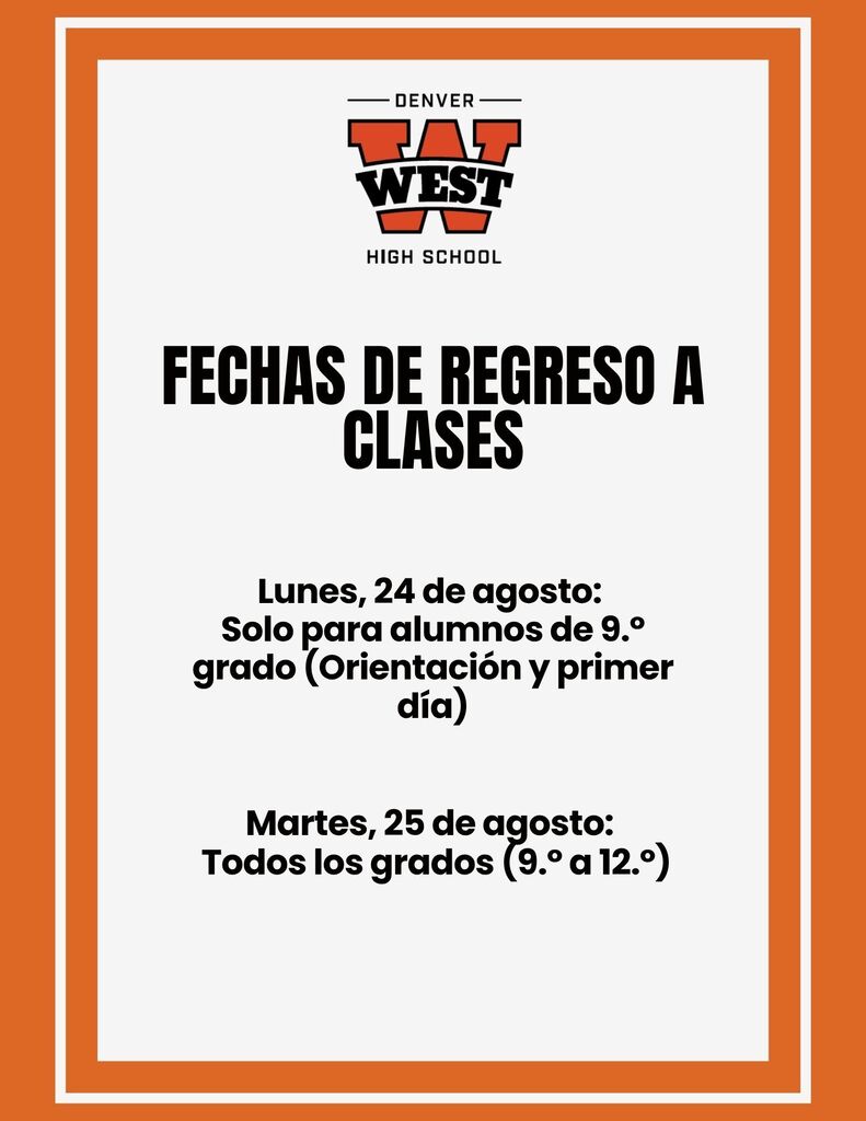 Fechas de Regreso a Clases 26-27