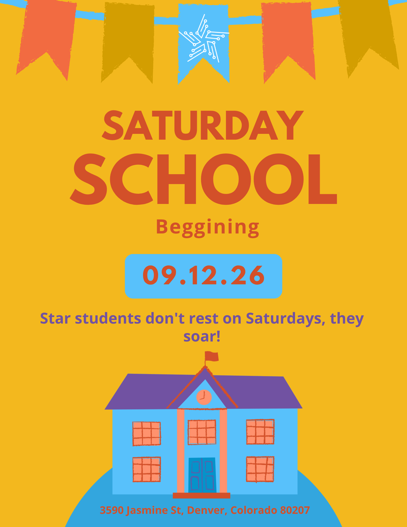 SaturdAY SCHOOL FLYER
