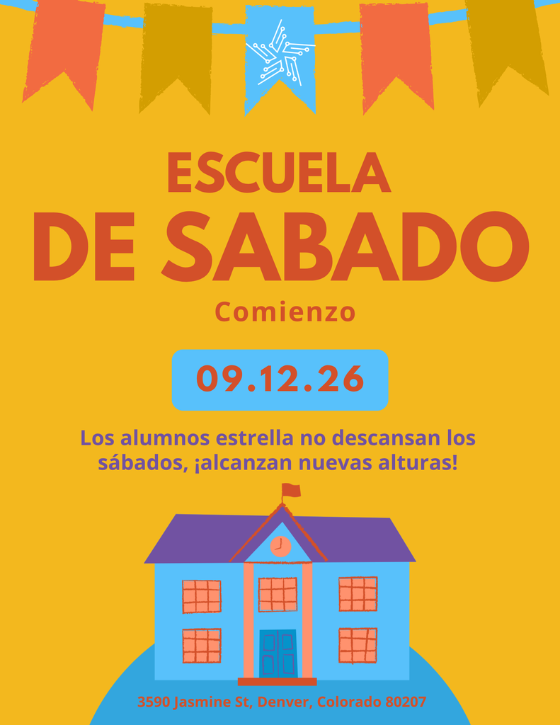 SaturdAY SCHOOL FLYER